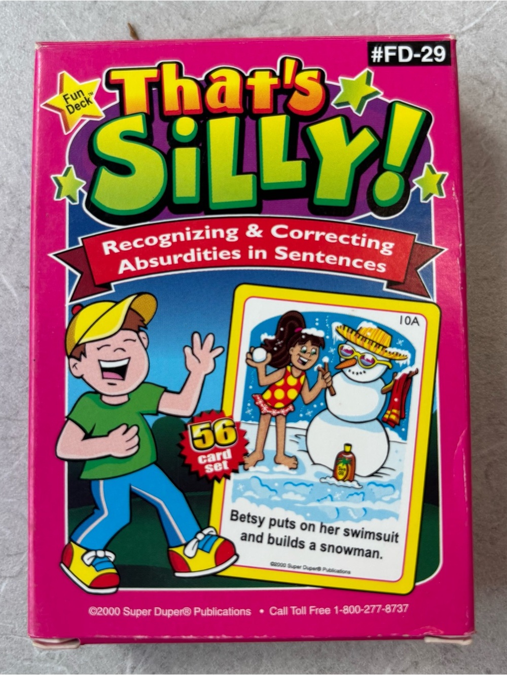 That's Silly! Kids Educational Card Game - Super Duper